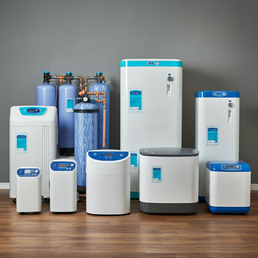 Different water softener sizes to accommodate various household needs