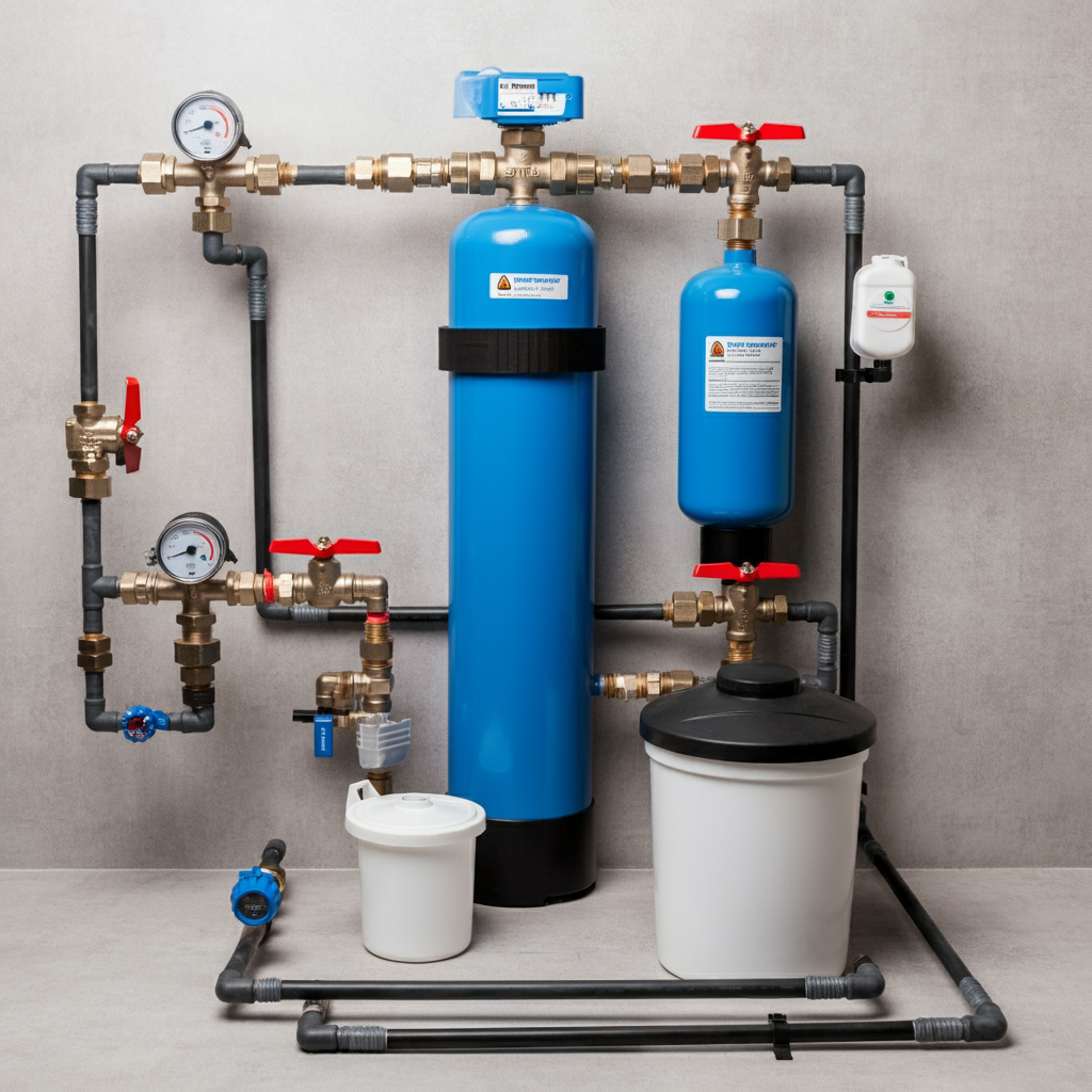 Professional water softener installation ensures optimal performance