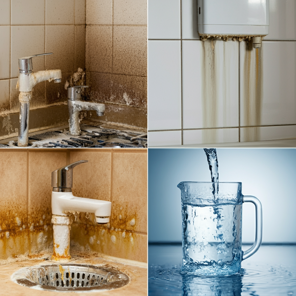 comparing the effects of hard water vs. soft water on appliances and fixtures