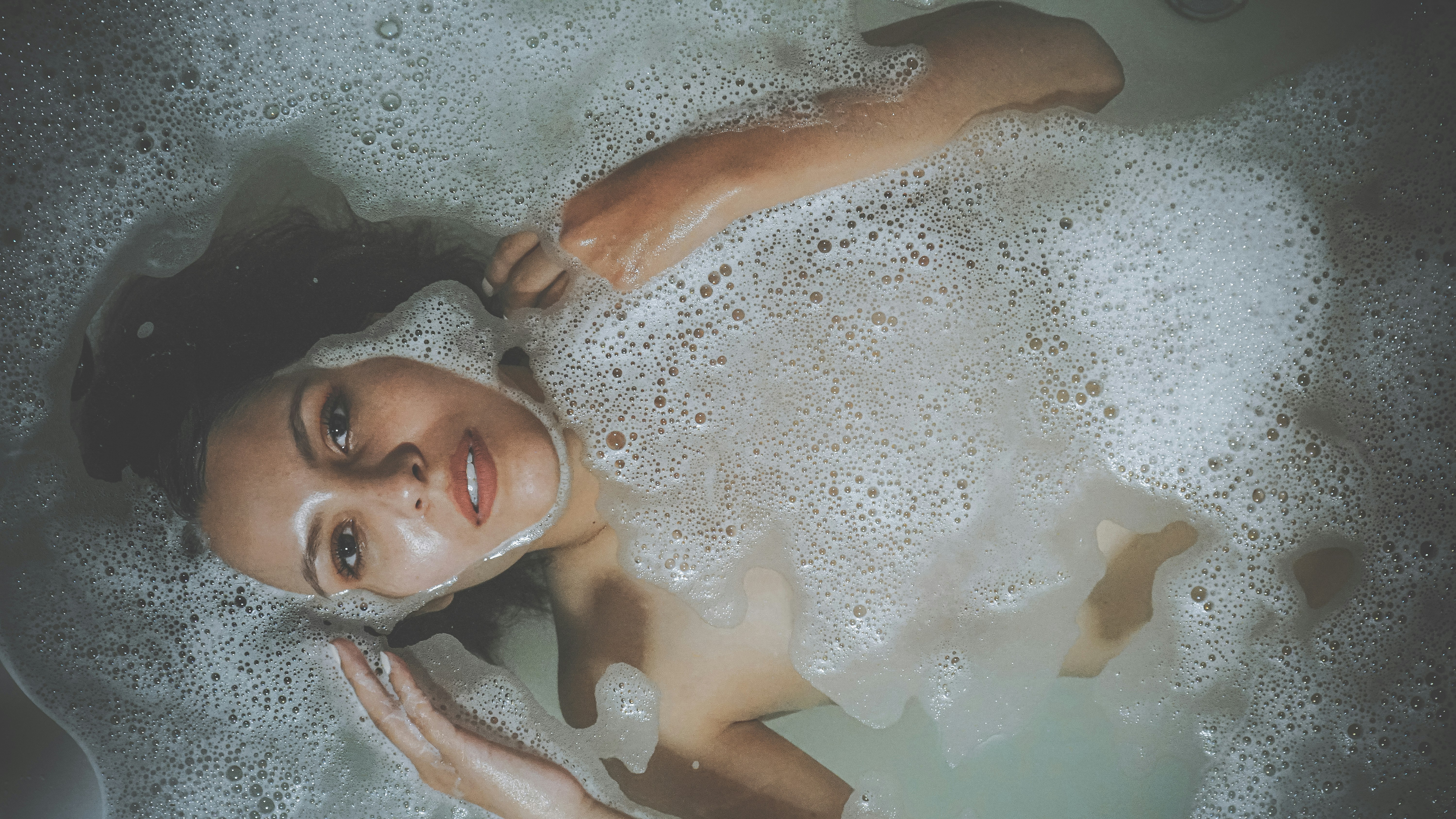 Women In Bath Tub